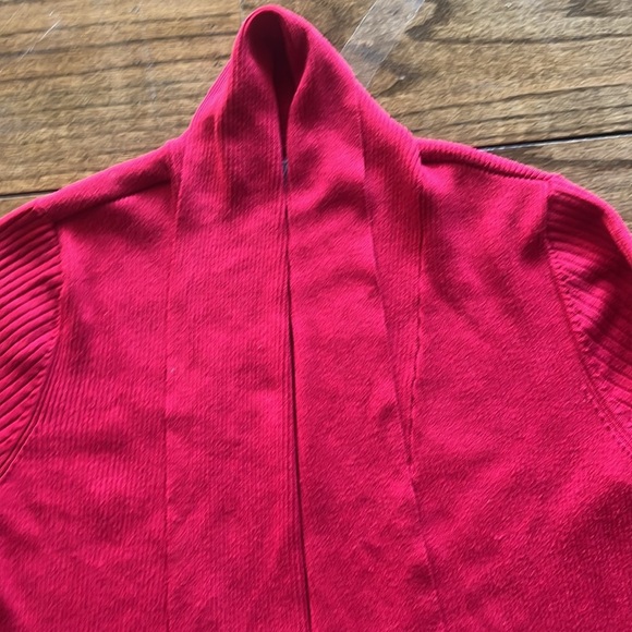 JM Collection Red Cardigan - Picture 5 of 9